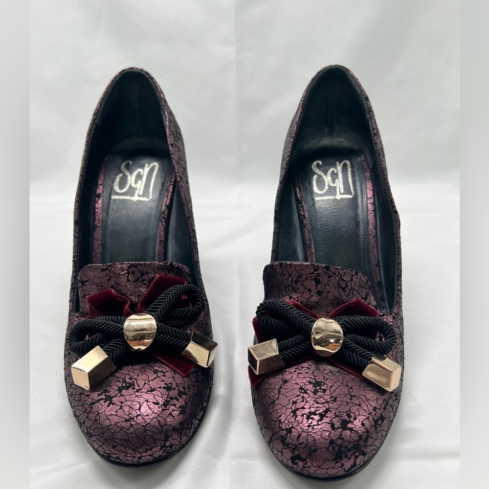 Sgn Giancarlo Paoli
Women's Purple Loafers Soft Leather